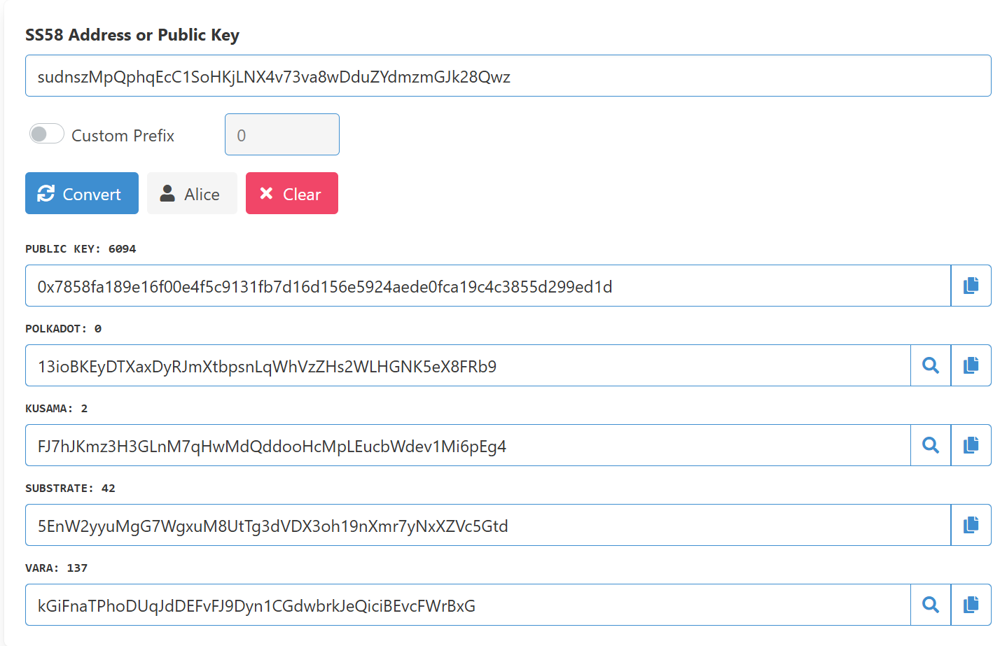 Convert Public Key