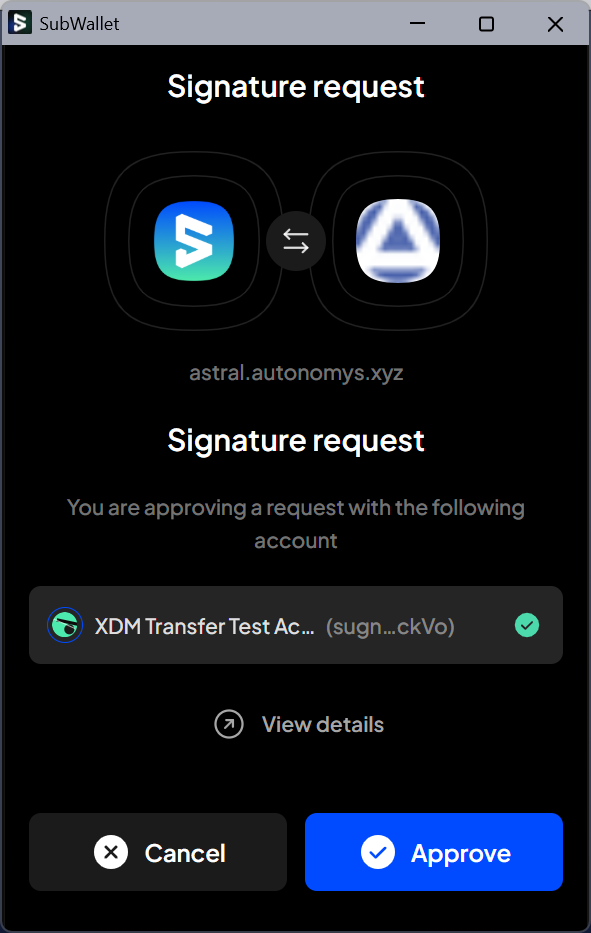 SubWallet - Consensus to Auto EVM